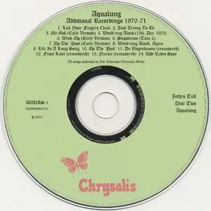 Jethro Tull - Aqualung (1971) [2CD+DVD] (40th Anniversary Collectors Edition 2011) {Chrysalis} [combined repost]