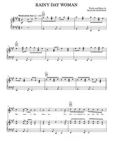Rainy day woman - Waylon Jennings (Piano-Vocal-Guitar)
