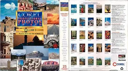 Corel Professional Photos. Volume 3. Places Around The World (25 CD's, 2500 Photos)