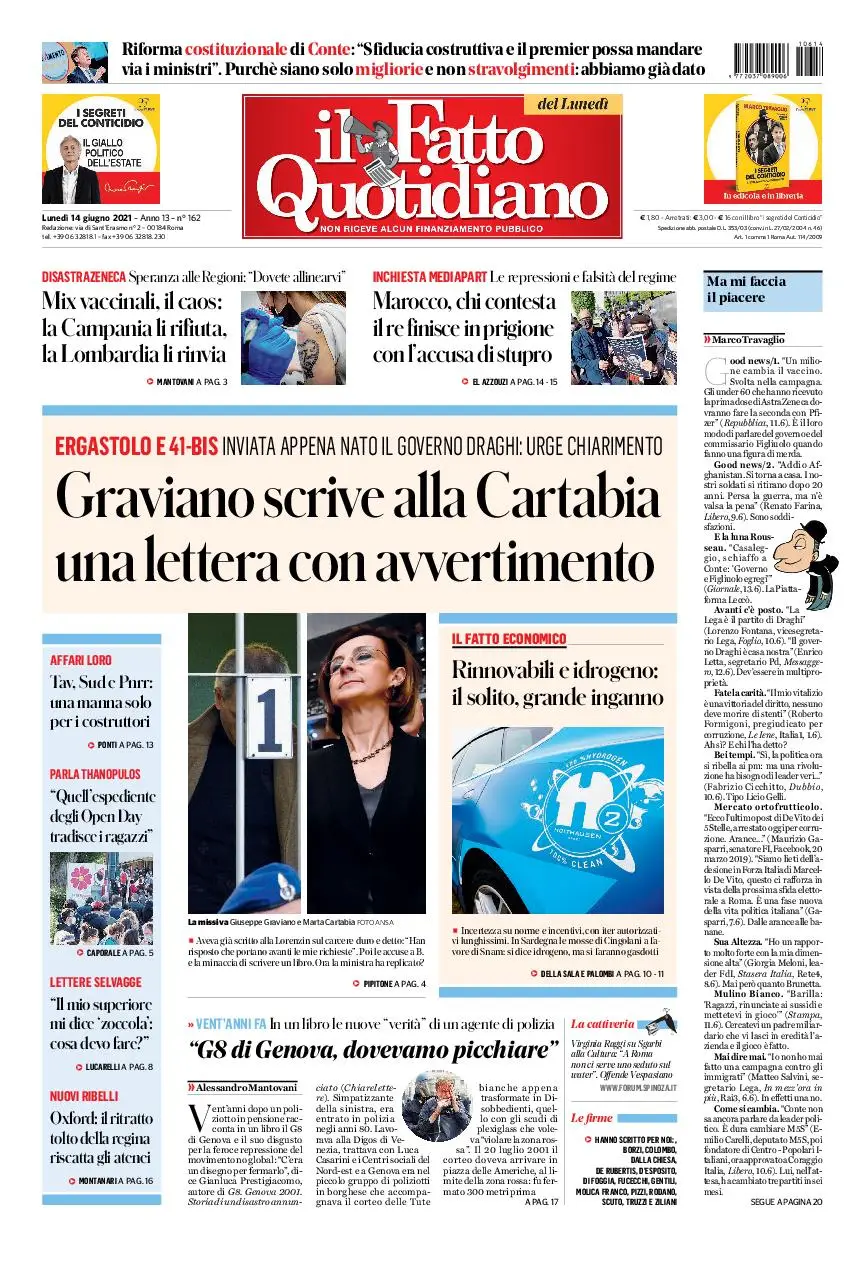 Il Fatto Quotidiano - 14 giugno 2021