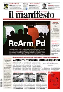 il Manifesto - 13 Marzo 2025