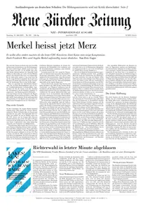 Neue Zurcher Zeitung International - 12 Juli 2025