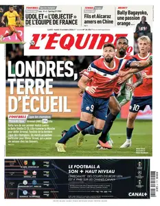 L’equipe du Mardi 13 Octobre 2026