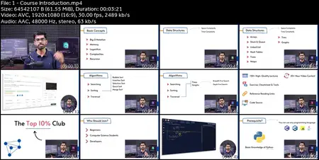 Data Structures and Algorithms Python: The Complete Bootcamp