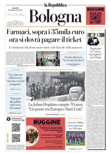 la Repubblica Bologna - 24 Febbraio 2025