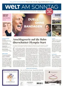 Welt am Sonntag - 27 Juli 2024