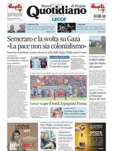 Quotidiano di Puglia Lecce - 5 Ottobre 2025