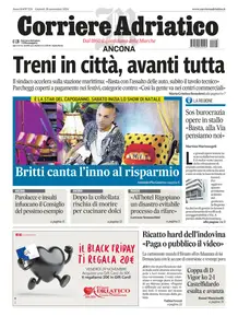 Corriere Adriatico Ancona - 28 Novembre 2024