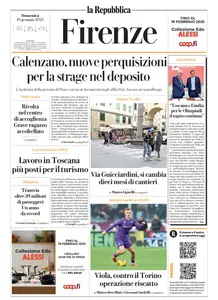 la Repubblica Firenze - 19 Gennaio 2025