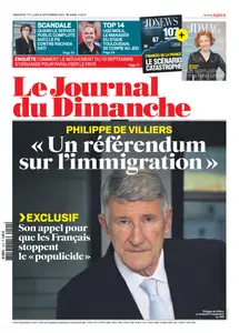 Le Journal du dimanche N.4104 - 7 Septembre 2025