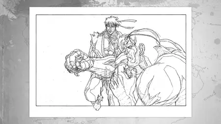 Street Fighter II - The Animated Movie (1994) - Production Art - Animation Layouts (BD 1080p x265 HEVC AC3 2 0