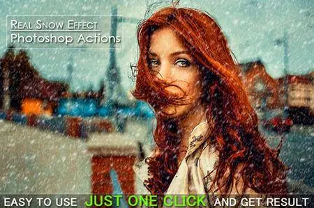 CreativeMarket - Real Snow Effect Photoshop Actions