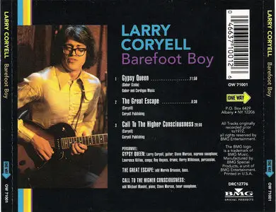 Larry Coryell - Barefoot Boy (1971) {2000 One Way} **[RE-UP]**
