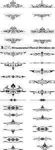 Vectors - Ornamental Floral Dividers 22