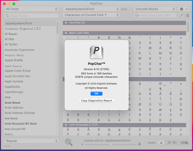 PopChar X 8.10 Multilingual macOS