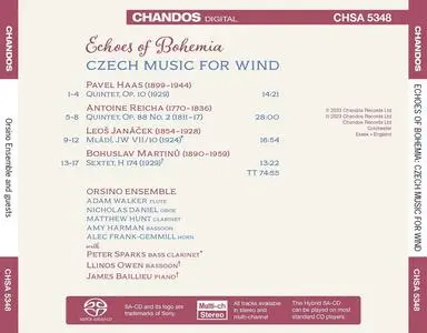Orsino Ensemble - Echoes of Bohemia: Czech Music for Wind (2023)