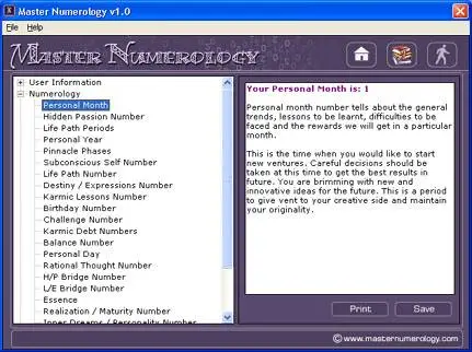 Master Numerology v1.0