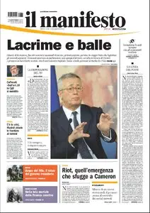 IL MANIFESTO 12 AGOSTO 2011