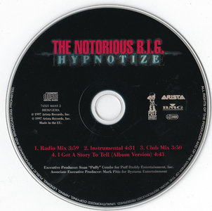 The Notorious B.I.G. - Hypnotize (Remix) [Arista 74321 46641 2] {Germany 1997}