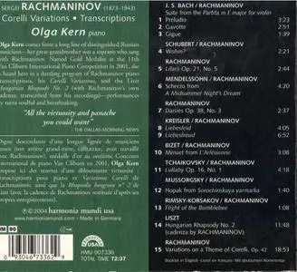 Olga Kern - Rachmaninov: Transcriptions & Corelli Variations (2004)