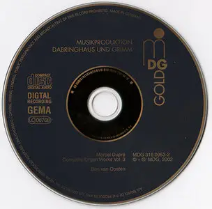 Marcel Dupré - Ben van Oosten - Organ Works Vol. 3 (2001)