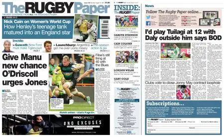 The Rugby Paper – August 13, 2017
