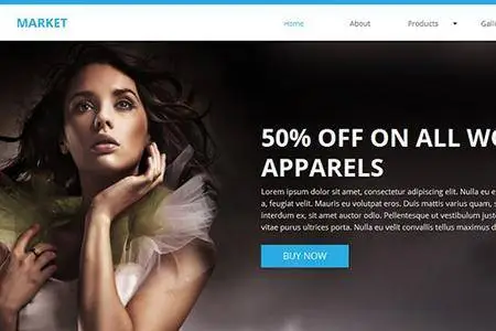 Market Ecommerce Muse Template - CM 478330