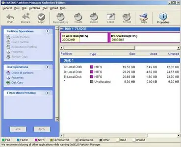 EASEUS Partition Manager Unlimited Edition  3.0.1 Retail