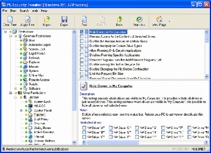 PC Security Tweaker ver.7.3