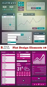 Vectors - Flat Design Elements 18