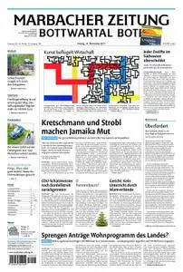 Marbacher Zeitung - 10. November 2017