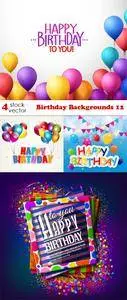 Vectors - Birthday Backgrounds 12