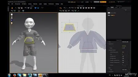 Complex clothes in 1 hour (Marvelous Designer+3ds max)