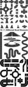 Vectors - Different Road Elements