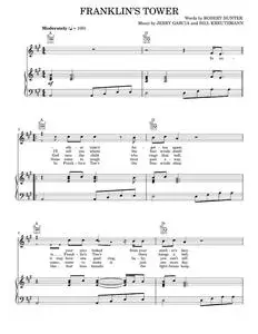 Franklin's Tower - Grateful Dead, Sublime, The Grateful Dead (Piano-Vocal-Guitar)
