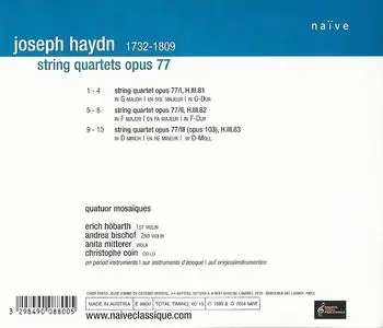 Quatuor Mosaïques - Joseph Haydn: String Quartets Op.77 (2004)