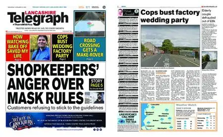 Lancashire Telegraph (Blackburn, Darwen, Hyndburn, Ribble Valley) – November 18, 2020