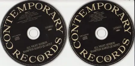 Hampton Hawes Quartet - All Night Session, Vols. 1-3 (1956) {2CD Set Japan Victor Mini LP 20-bit K2, VICJ-60782~3 rel 2001}
