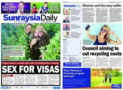 Sunraysia Daily – August 28, 2018