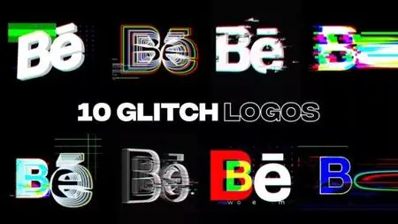 Glitch Logos | 10 in 1 36163275