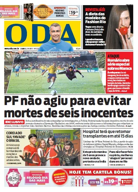 Jornal O Dia em PDF, Domingo, 21 de Abril de 2013