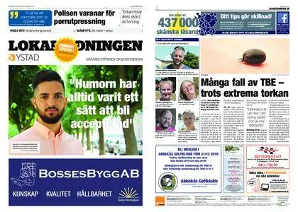 Lokaltidningen Ystad – 11 augusti 2018