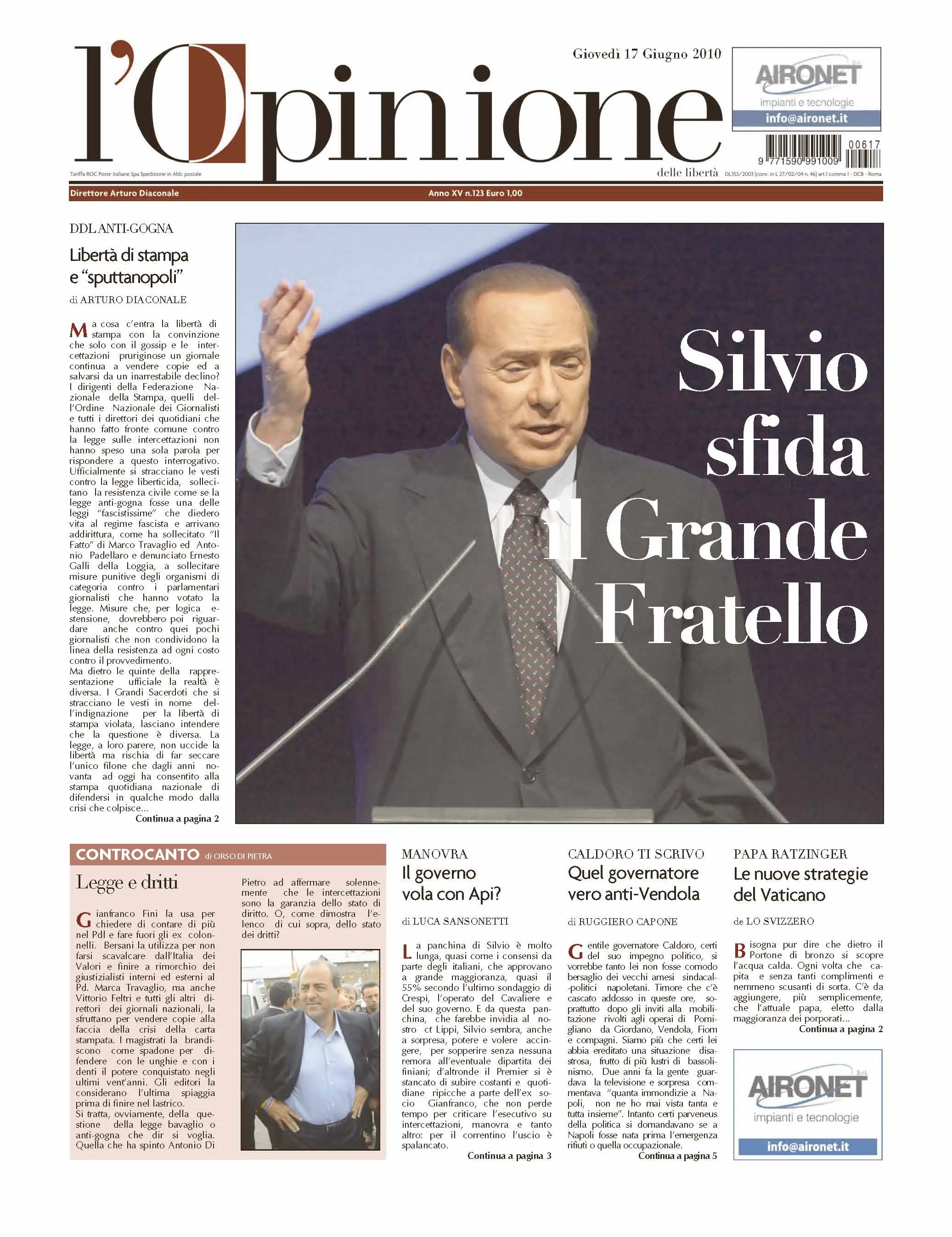 L'Opinione 17.06.2010