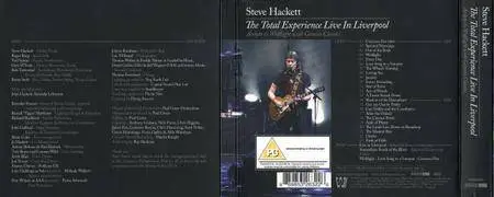 Steve Hackett - The Total Experience Live In Liverpool (2016) {2CD+2DVD InsideOut Music 88985326322}