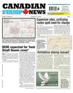 Canadian Stamp News - November 13, 2018