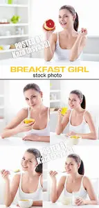 Breakfast girl