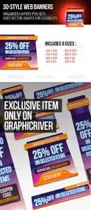 GraphicRiver 3d Web Banners