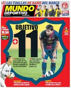 Mundo Deportivo de Domingo, 07. de Octubre de 2012
