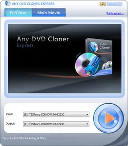 Any DVD Cloner Express 1.3.2 Multilingual