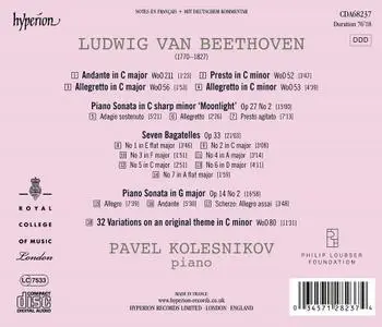 Pavel Kolesnikov - Beethoven: Piano Sonata 'Moonlight' Op. 27/2; Piano Sonata Op. 14/2; Seven Bagatelles Op 33 (2018)